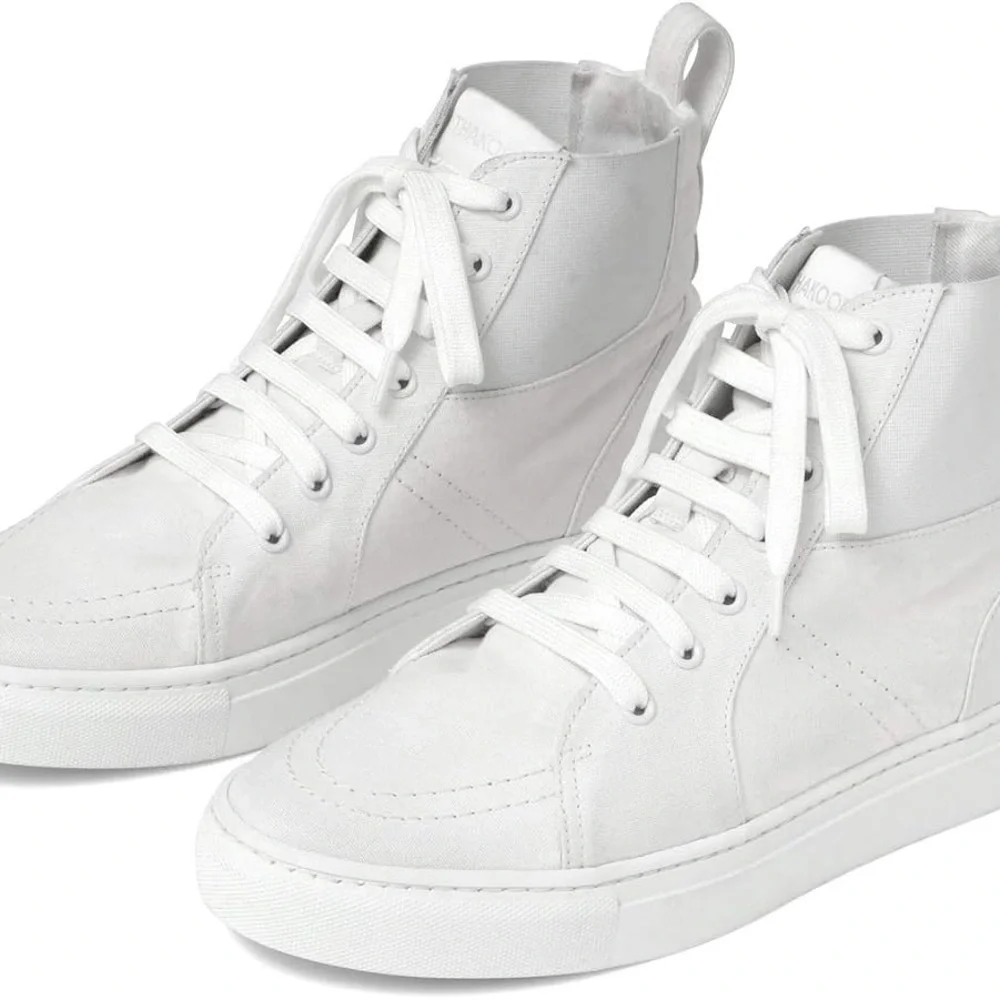 Thakoon White High-Top Canvas Sneakers